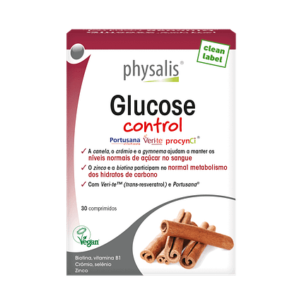 Glucose Control, suplemento alimentar vegan
