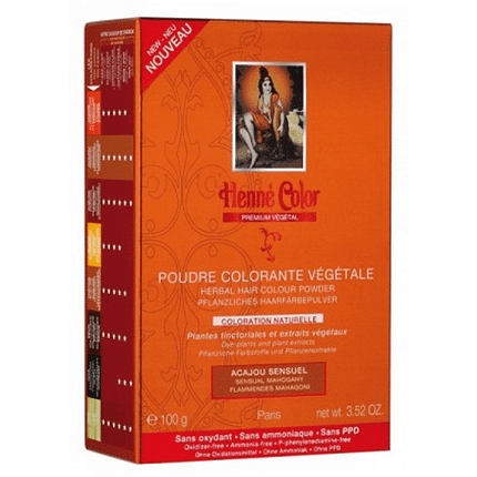 Henné Premium Acajou Sensuel, mogno sensual