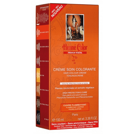 Henné Premium Creme Colorante Cuivre Flamboyant