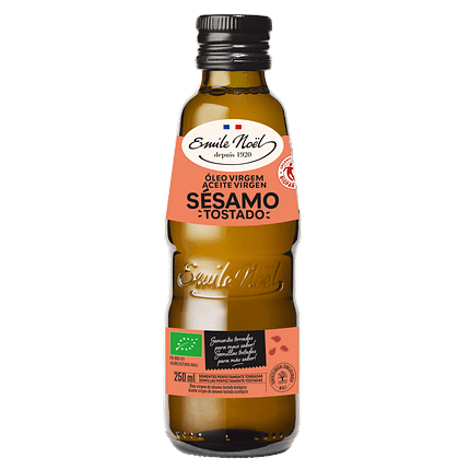 Óleo de Sésamo Virgem Tostado, biológico