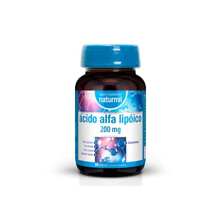 Ácido Alfa Lipóico Suplemento Alimentar Naturmil Vitamina E Antioxidante