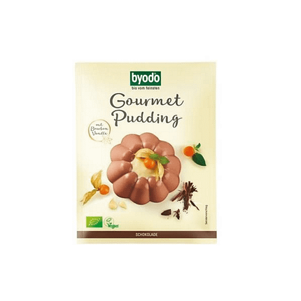 Pudim de Chocolate, com ingredientes biológicos, adequado a vegans