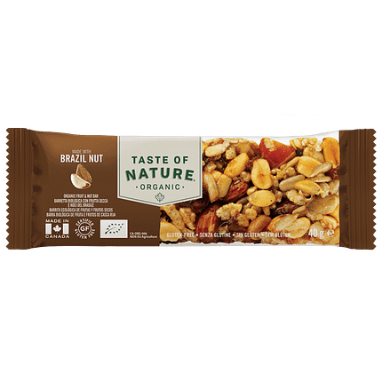 Barra de Nozes do Brasil com Sementes de Sultana Barra de Nozes do Brasil com Sementes de Sultana ideal para o lanche