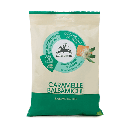 Rebuçados Balsâmicos com Mel de Eucalipto e Própolis com ingredientes biológicos