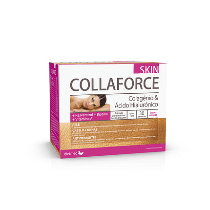 Collaforce Skin 30 carteiras para cabelo, pele e unhas
