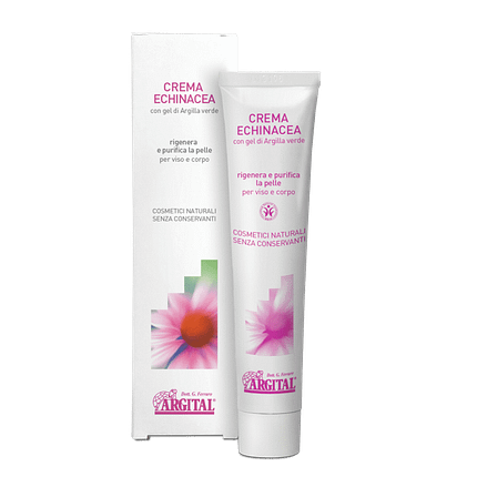Creme com extratos de folhas e flores de equinácea