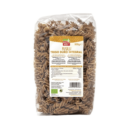 Fusilli Integral de Trigo Duro biológico