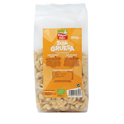 Soja Texturizada Grossa com ingredientes biológicos