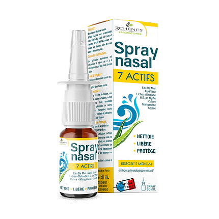 Spray Nasal 7 Princípios Ativos, para o bem estar nasal