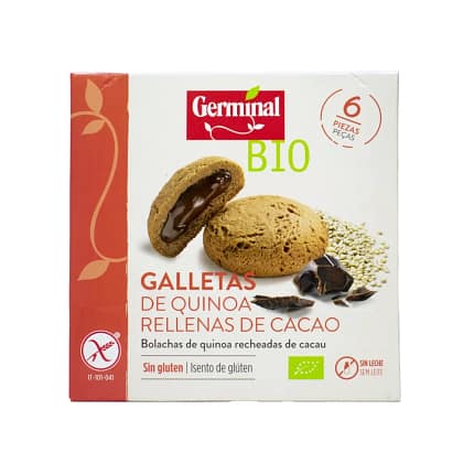 Biscoitos de Quinoa de Cacau Germinal Alimentação