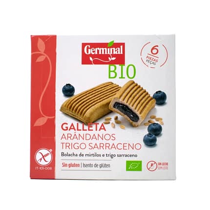 Biscoitos de Trigo Sarraceno com Mirtilo Germinal Alimentação