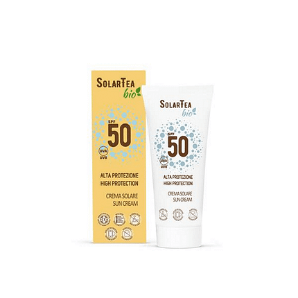 Protetor Solar Rosto e Corpo SPF50, com ingredientes biológicos