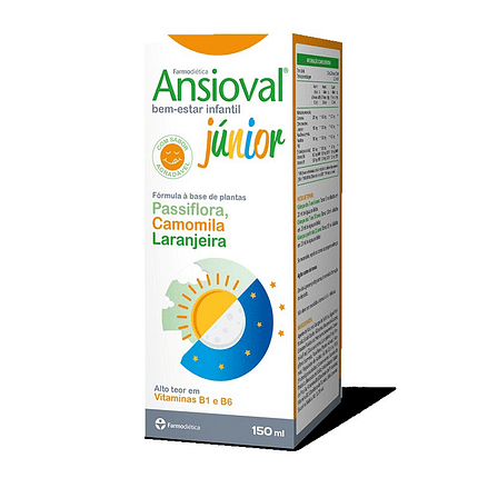 Ansioval Júnior, suplemento alimentar para crianças