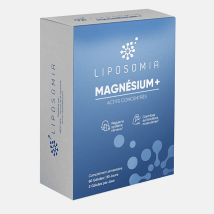Magnésium+ Lipossomal, suplemento alimentar para o sistema nervoso e para os músculos
