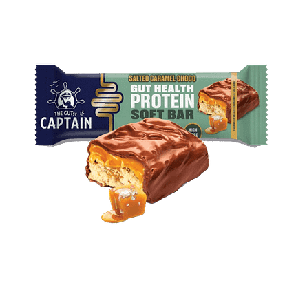 Barra Proteica de Chocolate e Caramelo Salgado