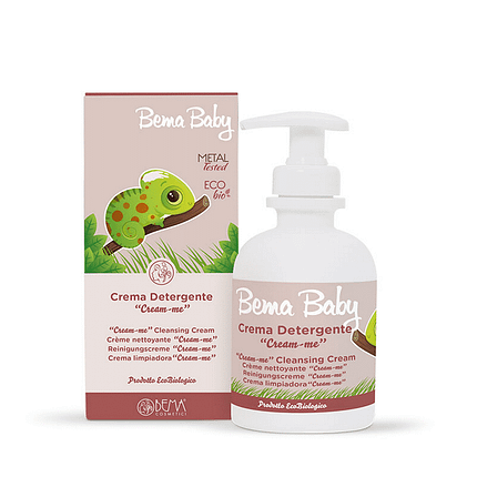 Bema Baby Creme de Limpeza Cream-me, com ingredientes biológicos