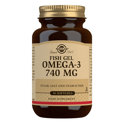 Ómega 3 740MG Fish Gel, suplemento alimentar sem glúten