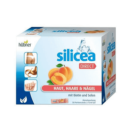 Silicea Direct Damasco, suplemento alimentar sem glúten, sem lactose