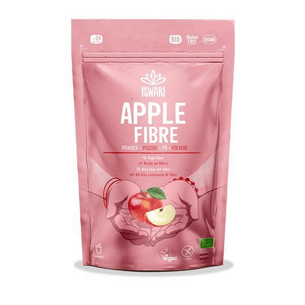 Fibra de Maçã em Pó, biológico, sem glúten, vegan