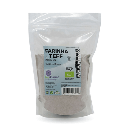 Farinha Teff, biológica, sem glúten