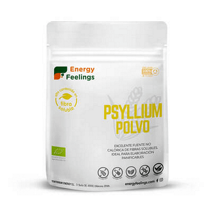 Psyllium em Pó, biológico, sem glúten, vegan