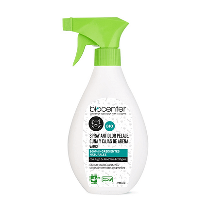 Spray Anti-odor para Gatos, vegan, biológico