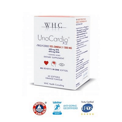 UnoCardio X2, suplemento alimentar sem glúten, sem soja, sem lactose