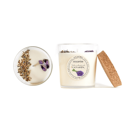 Vela Artesanal Alfazema, 100% natural