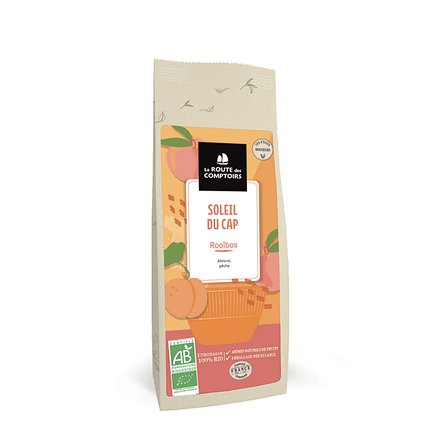 Chá Rooibos Soleil Du Cap, com ingredientes biológicos
