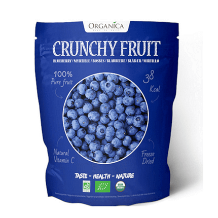 Mirtilos Liofilizados, biológicos, vegan