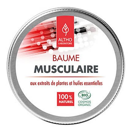 Bálsamo Muscular, com ingredientes biológicos