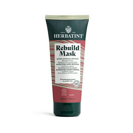 Máscara Capilar Reestruturante, com ingredientes biológicos, vegan