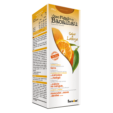 Óleo Fígado de Bacalhau, suplemento alimentar