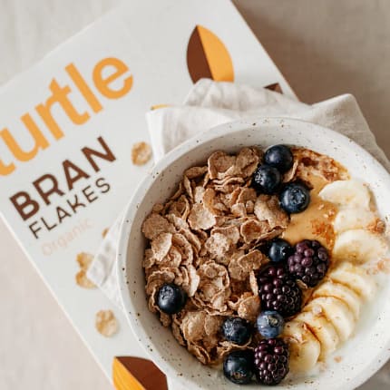Cereais Bran Flakes Alimentação Cereais Turtle