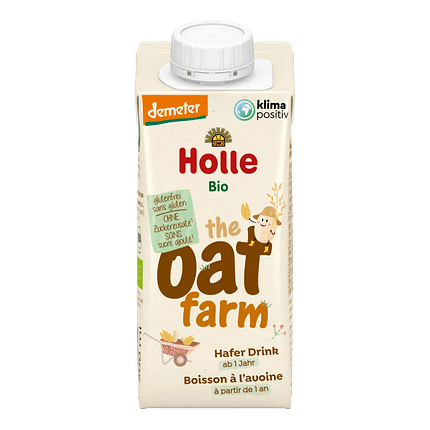 Bebida de Aveia Sem Glúten, com ingredientes biológicos, sem lactose, vegan e vegetariano