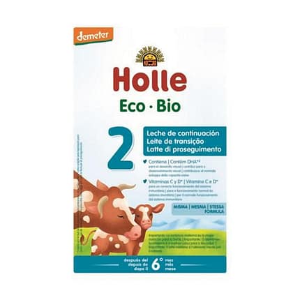 Leite em Pó 2, com ingredientes biológicos