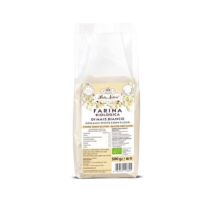 Farinha de Milho Branco, biológica, sem glúten