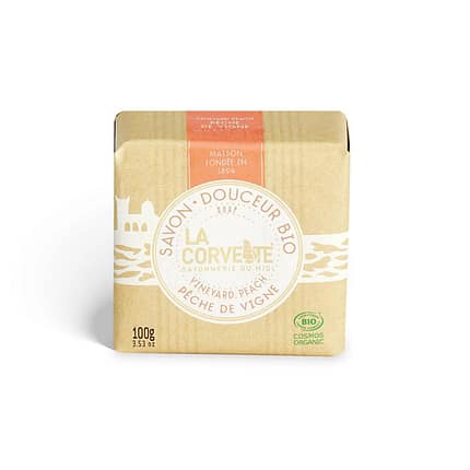 Sabonete com Pêssego da Vinha, com ingredientes biológicos