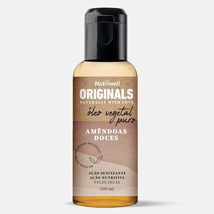 Óleo Vegetal Puro de Amêndoas Doces, de origem biológica