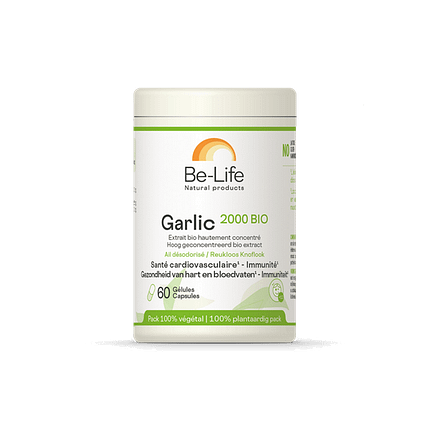 Alho (Garlic) 2000, com ingredientes biológicos, sem glúten, sem lactose