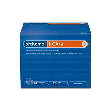 Orthomol I Care, suplemento alimentar sem glúten, sem lactose