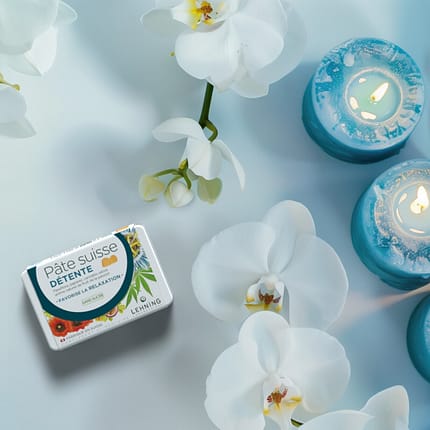 Gomas Pâte Suisse Relax, suplemento alimentar sem açúcar