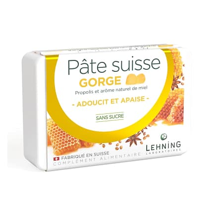 Gomas Pâte Suisse Garganta Suplemento Alimentar