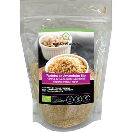 Farinha de Amendoim, biológica, sem glúten, sem lactose, vegan, vegetariano