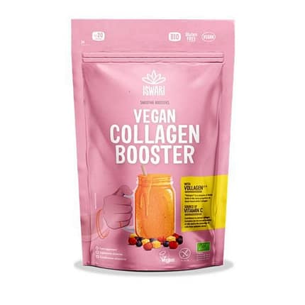 Vegan Collagen Booster, com ingredientes biológicos, sem glúten, vegan e vegetariano
