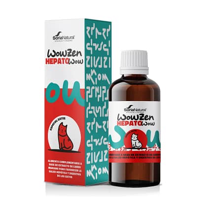 Hepatowow Gatos Wowzen Soria Natural Animais Suplementos Saúde Hepática Disgestiva