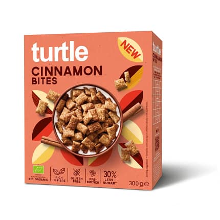 Cereais Cinnamon Bites Alimentação Turtle