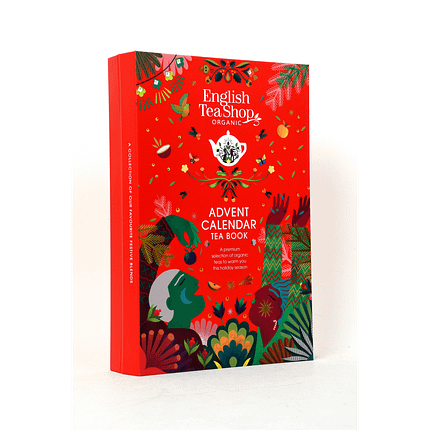 Calendário Advento Tea Book Vermelho