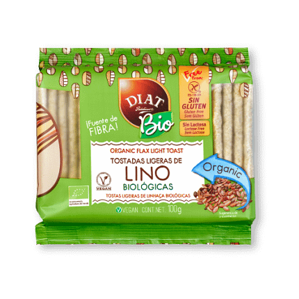 Tostas Ligeiras de Linhaça Alimentação Diat Radisson