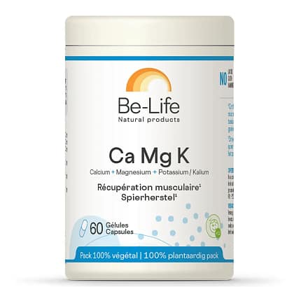 Ca Mg K Be-Life Suplemento Alimentar Cálcio Magnésio Potássio Recuperação Muscular